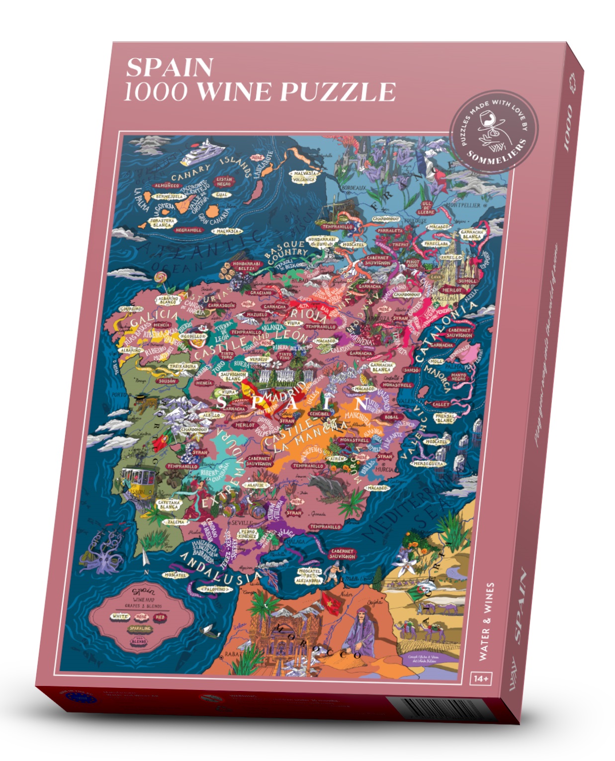 Wine Puzzle Spain 1000 bitar