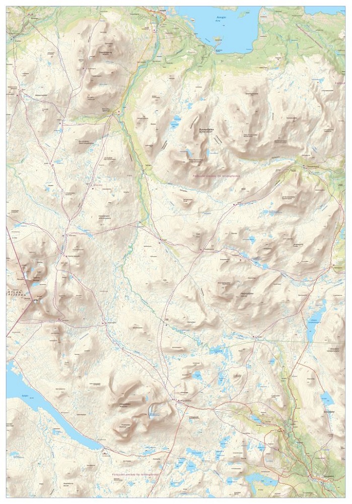 Sylarna väggkarta 70x100cm