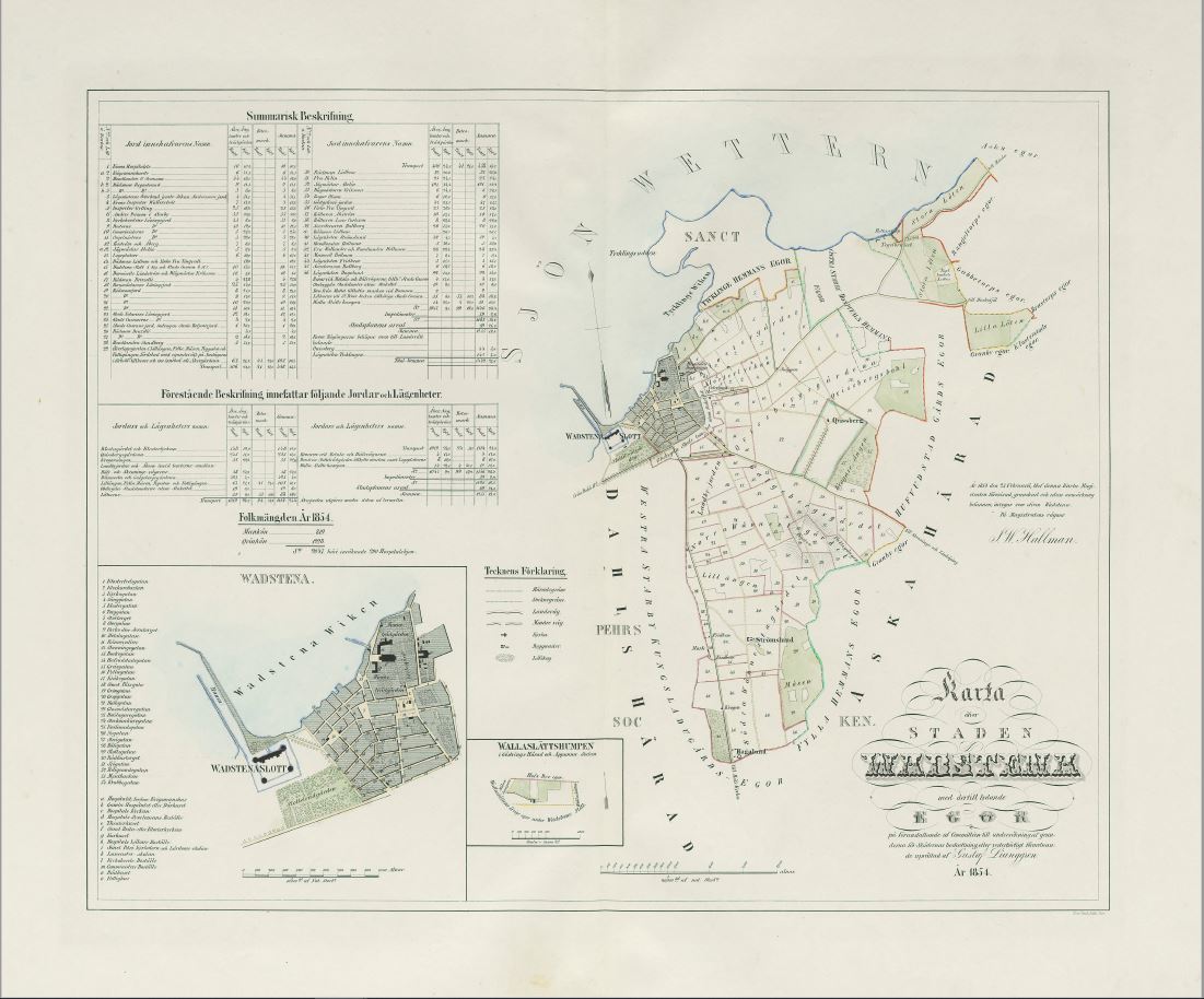 Vadstena 1854