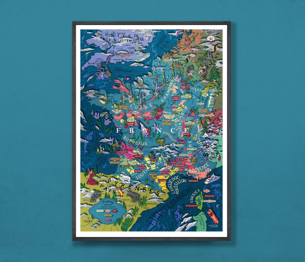 Wine Poster France