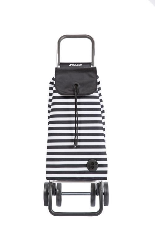 Shoppingvagn Rolser 2+2 Logic Imax Marina svart vit
