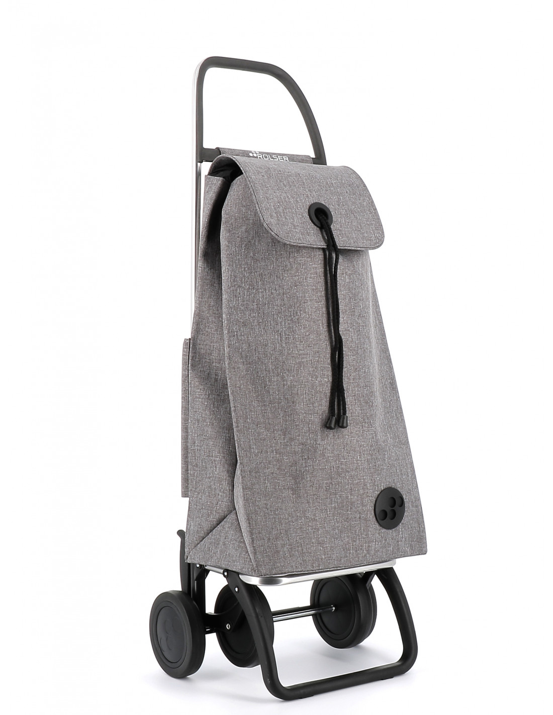Shoppingvagn 4 hjul Rolser vikbar Tweed Imax Gris