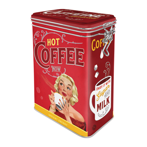 Plåtburk Hot Coffee 1,3L