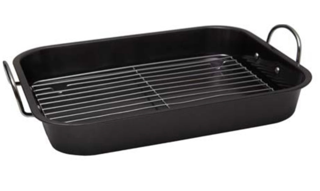 Grilo Ugnsform rostfritt stål 37x29 cm m galler