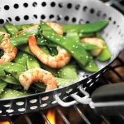 Outset rostfri Grillpanna med avtagbart handtag