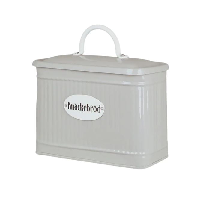 Plåtburk Hugo Knäckebröd Beige