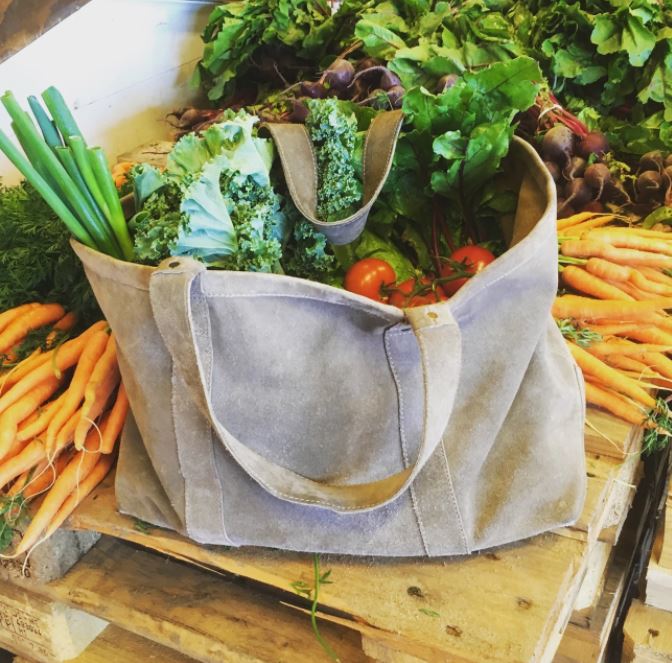 Foyers Grocery bag shoppingväska Stone