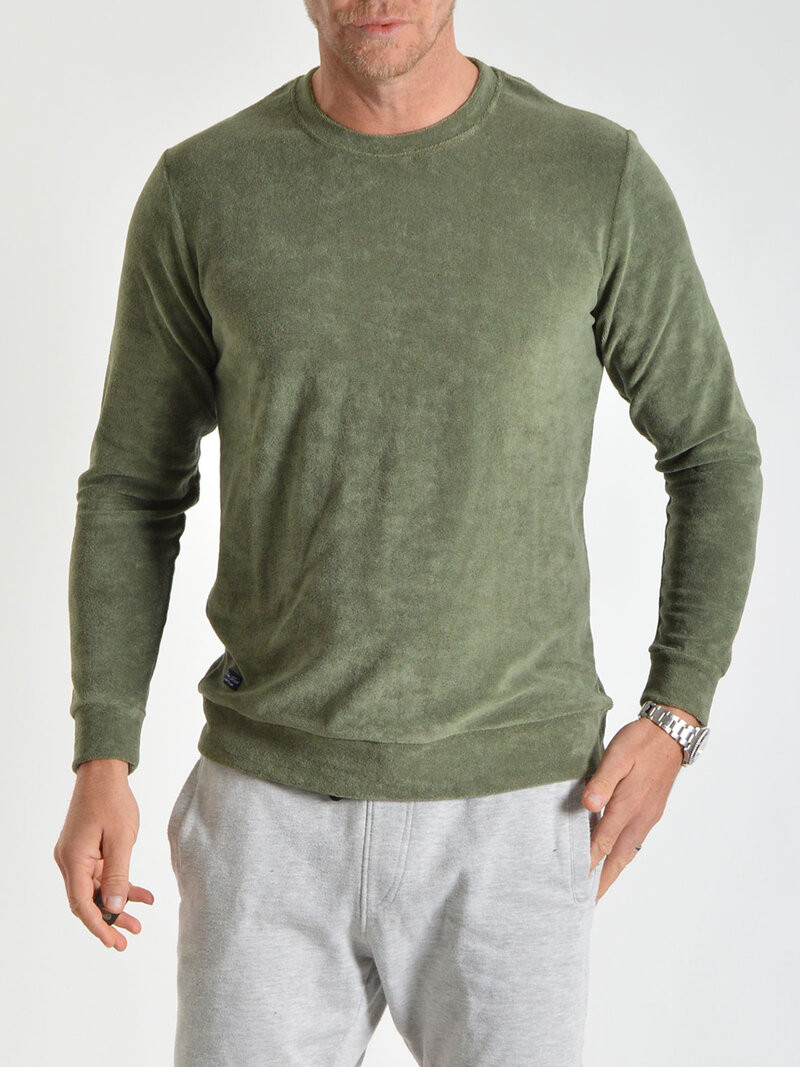 Oliver Terry Sweater Dark Khaki