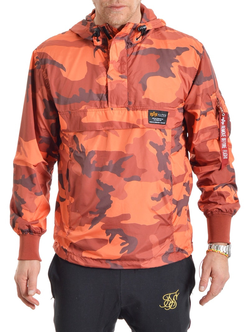 Glider Anorak Orange Camo