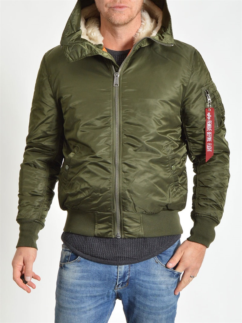 MA-1 Hooded Dark Green