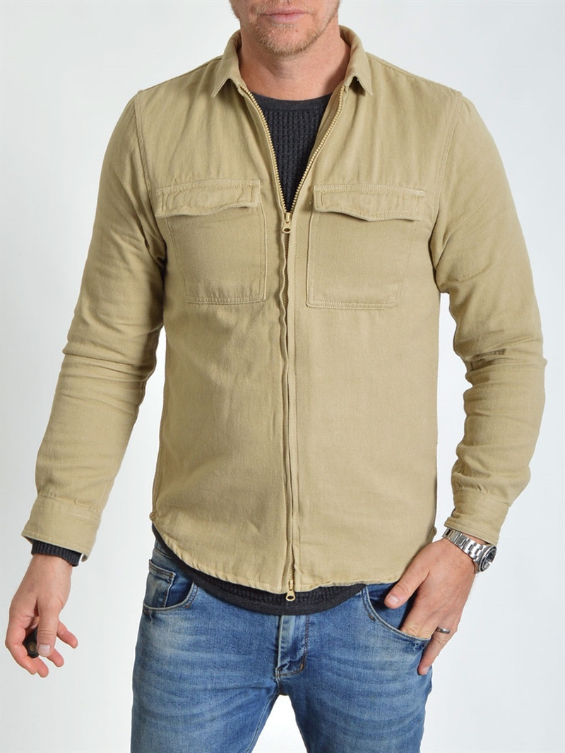 Mark Denim Overshirt Sand
