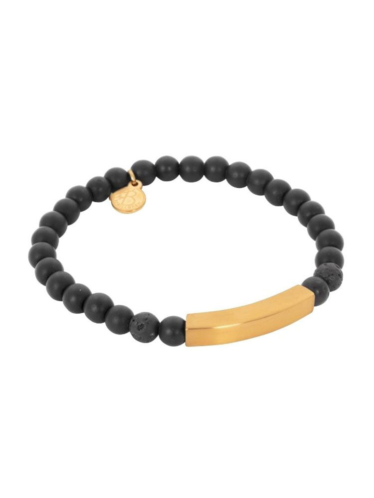 BB Armband Svart/Guld 8262