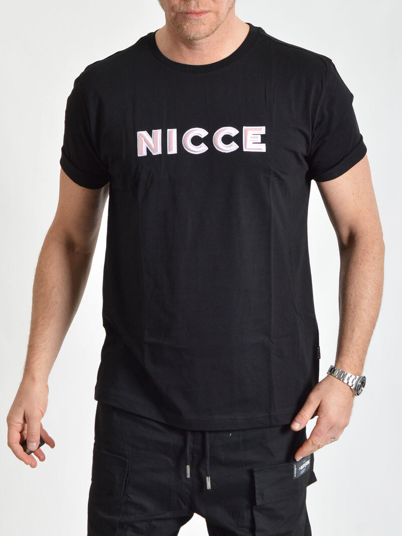 Truman Tee Black/Sunset Pink