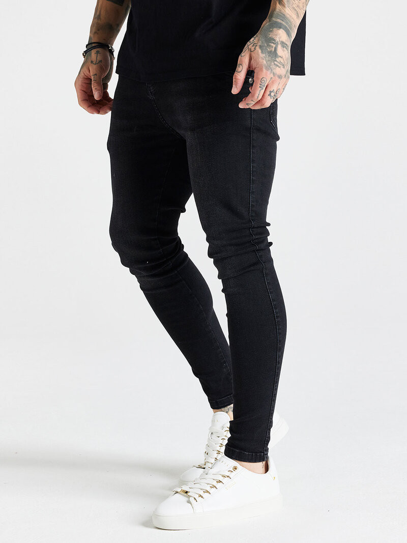 Skinny Denims Washed Black (XL/36)