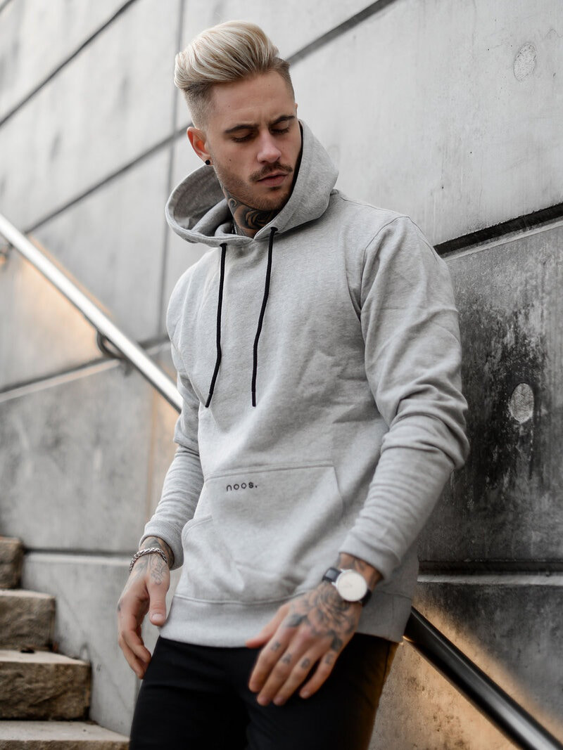 Athleisure Hoodie Grey Melange