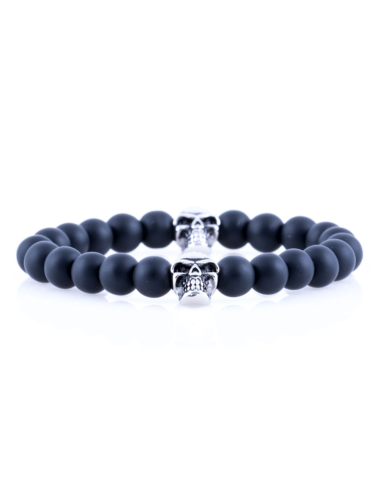 Nils Black/Silver Armband