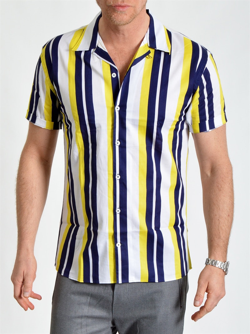 Cuba S/S Shirt Yellow
