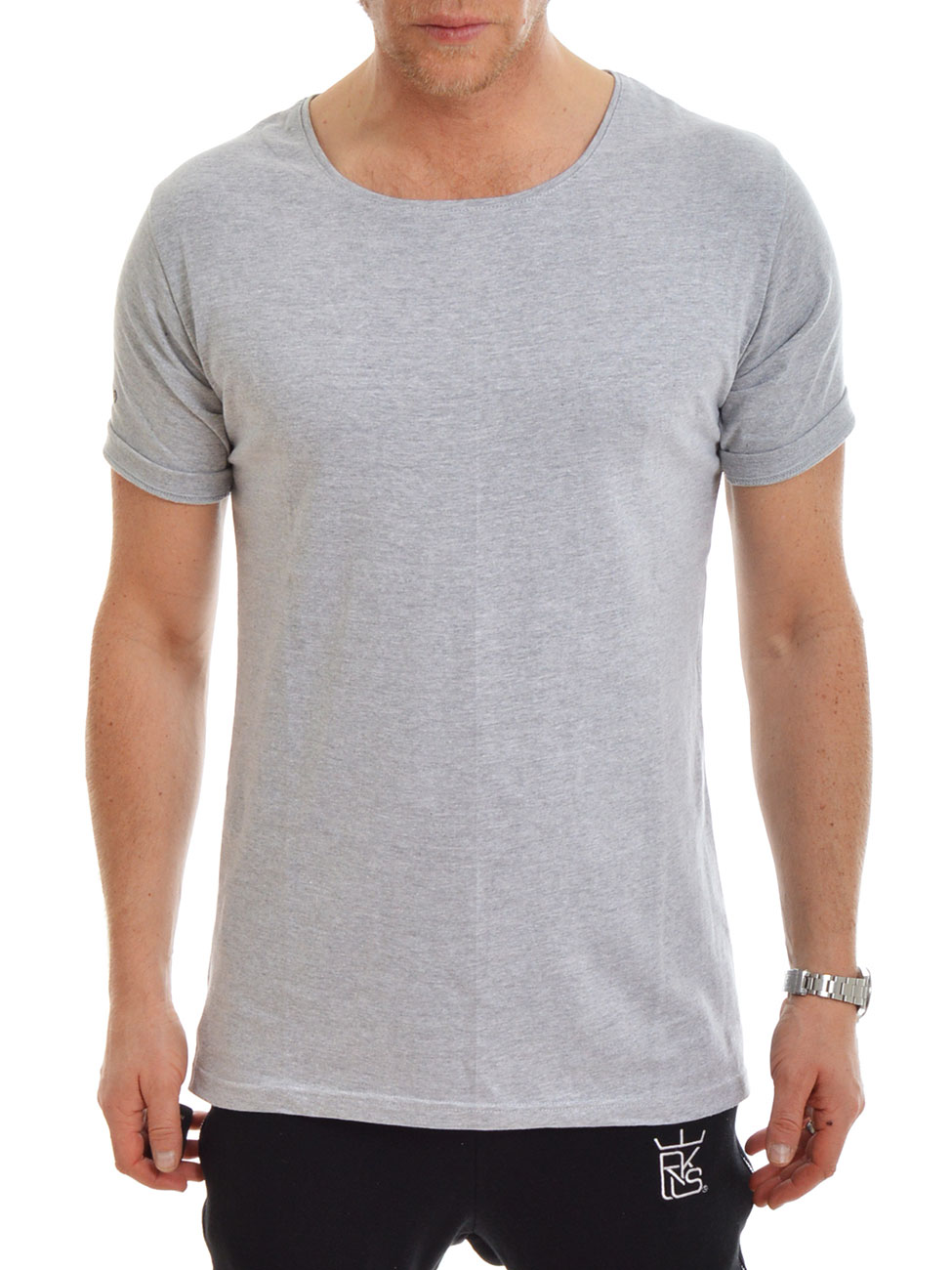 Backprint Tee Grå