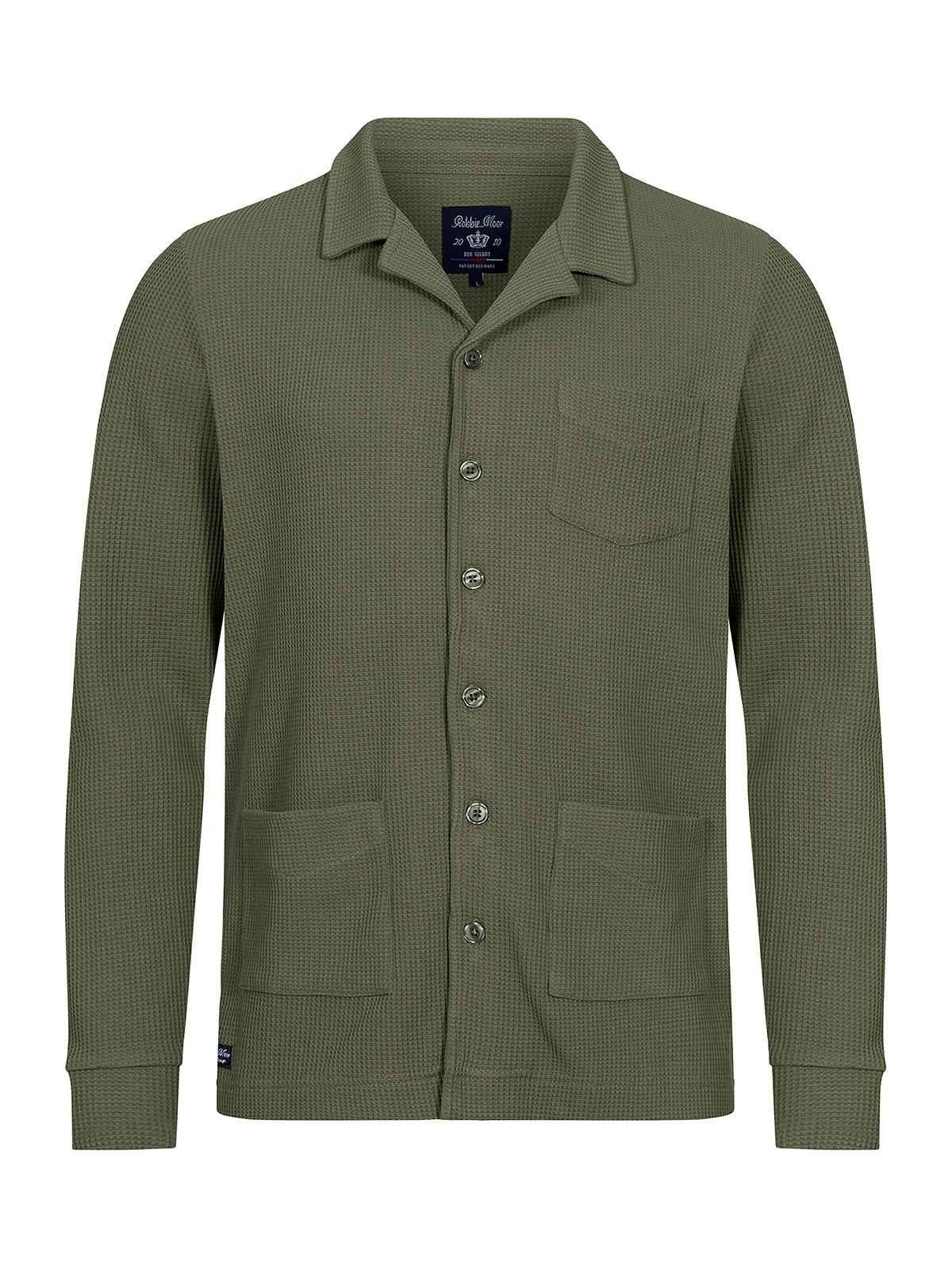 Charlie Waffle Shirt Khaki