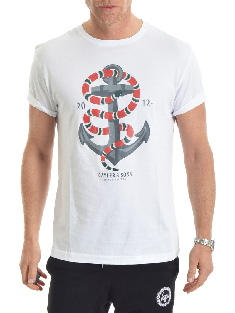 Anchored Tee White