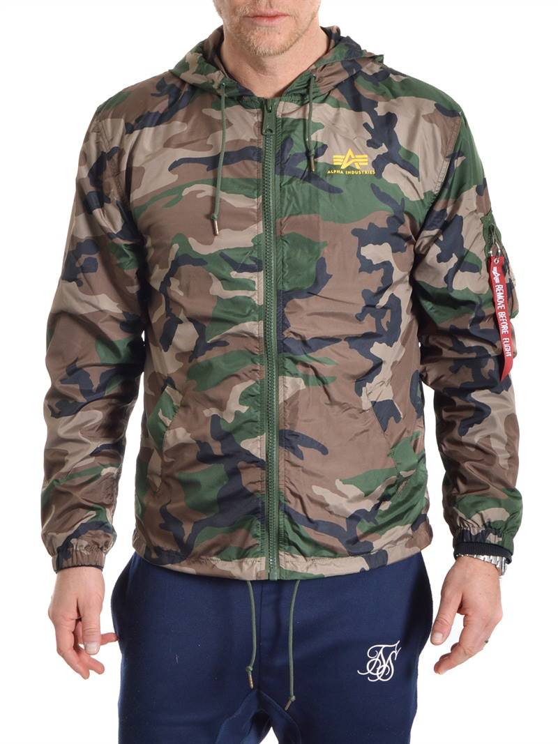 Windbreaker Woodland Camo