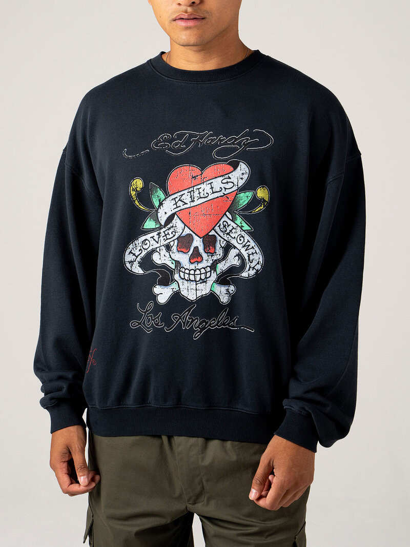 Love Kills Slowly Crew Black