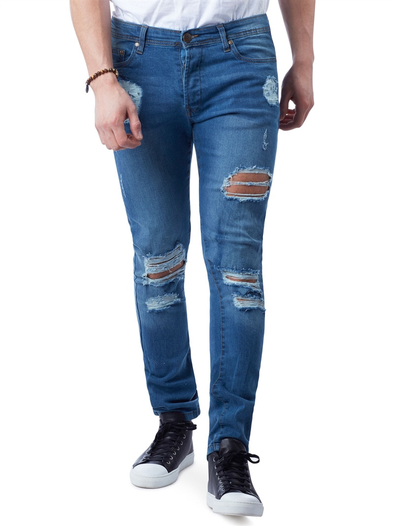 Cobain Ripped Skinny Jeans