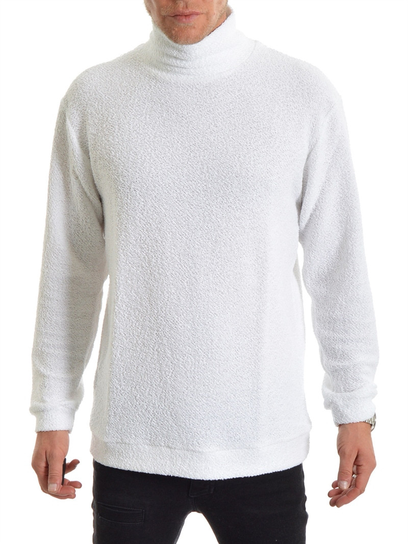 Blench Knitted Polo White