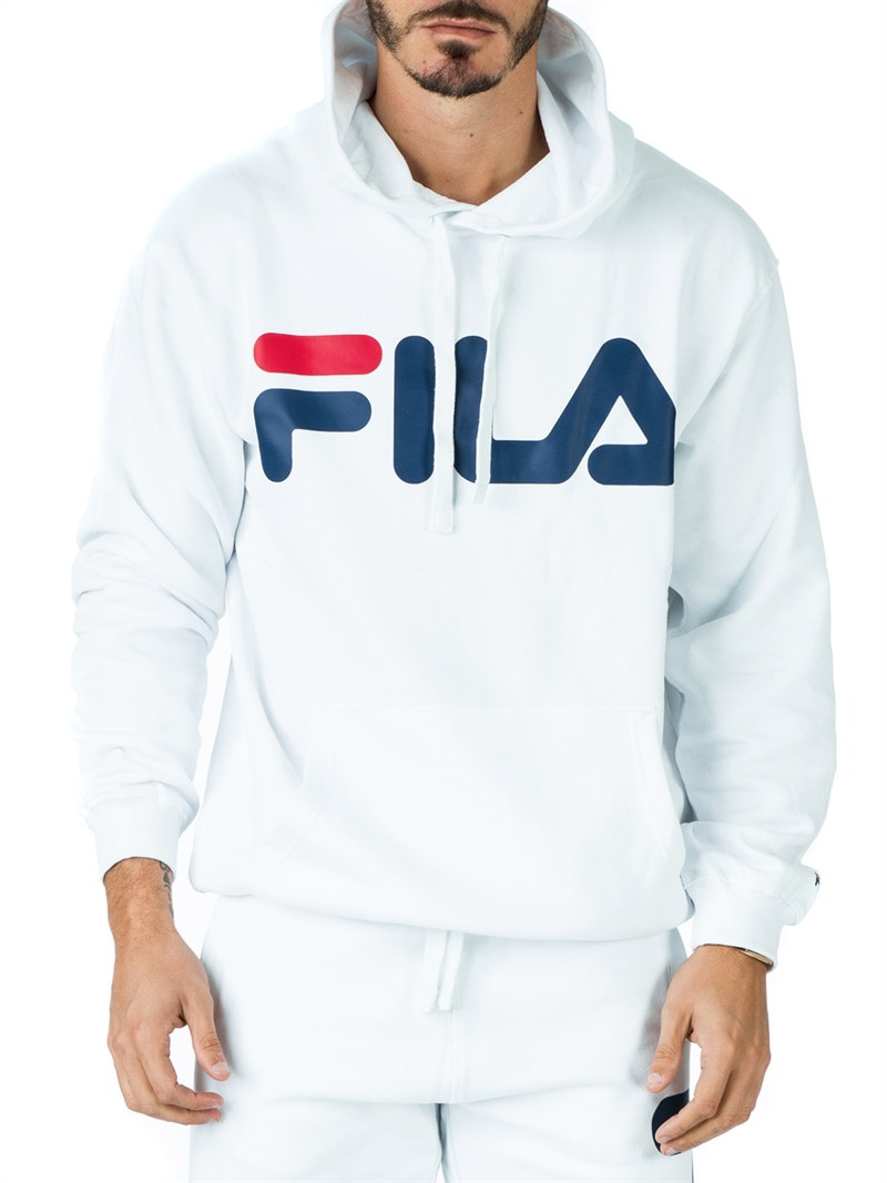 Classic Logo Hoody White