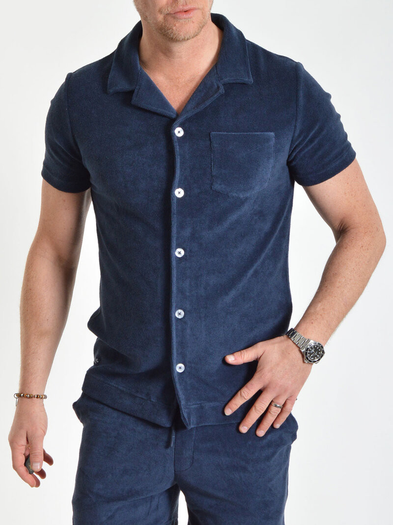 Ted Frottéskjorta Navy