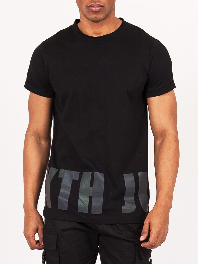 Holographic Logo Tee Black