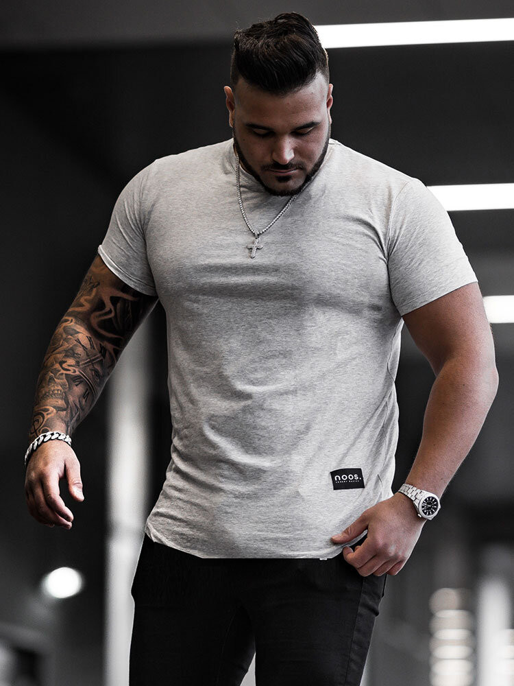 Athleisure Tee Grey Melange