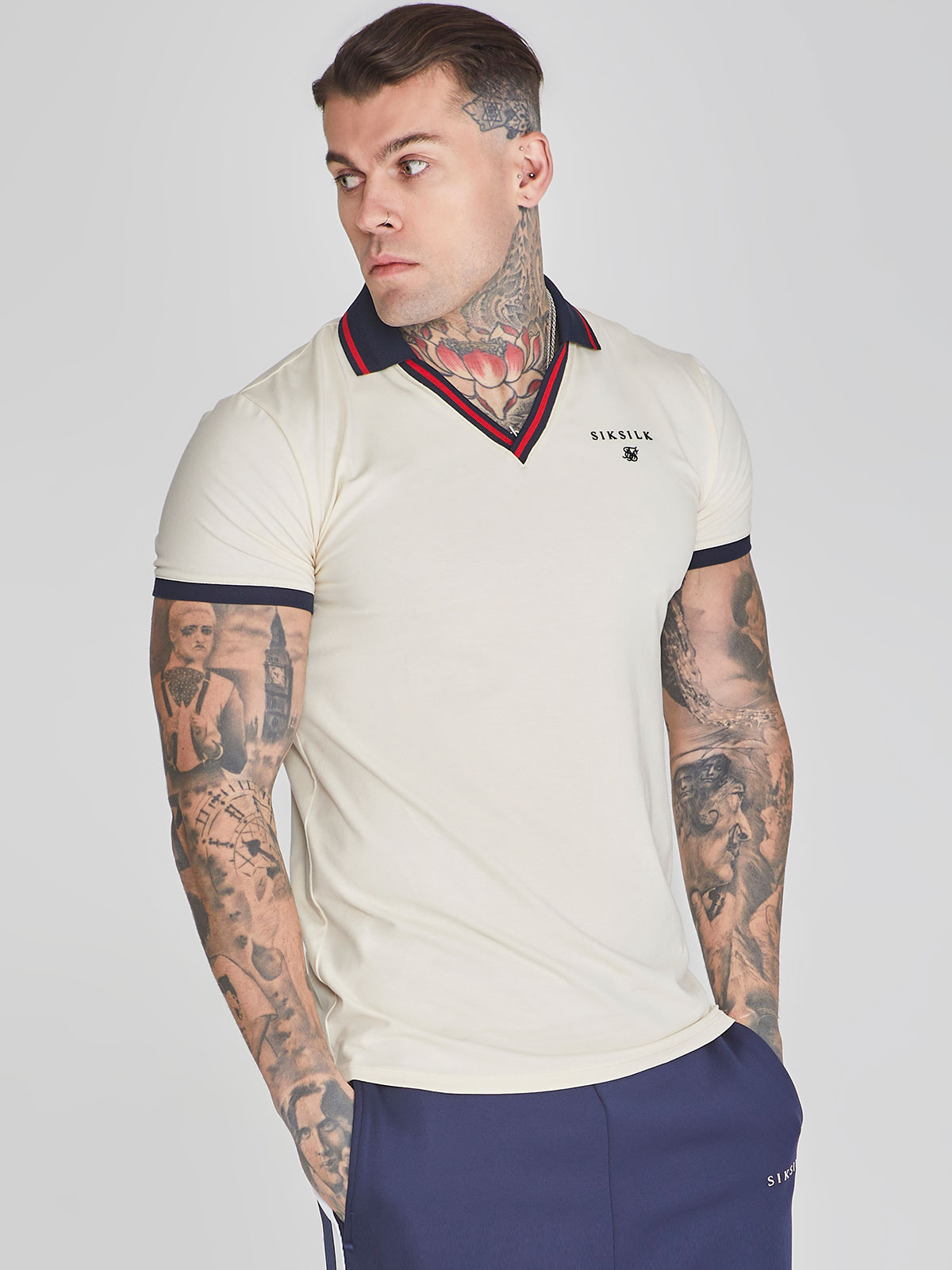 Polo T-shirt Ecru