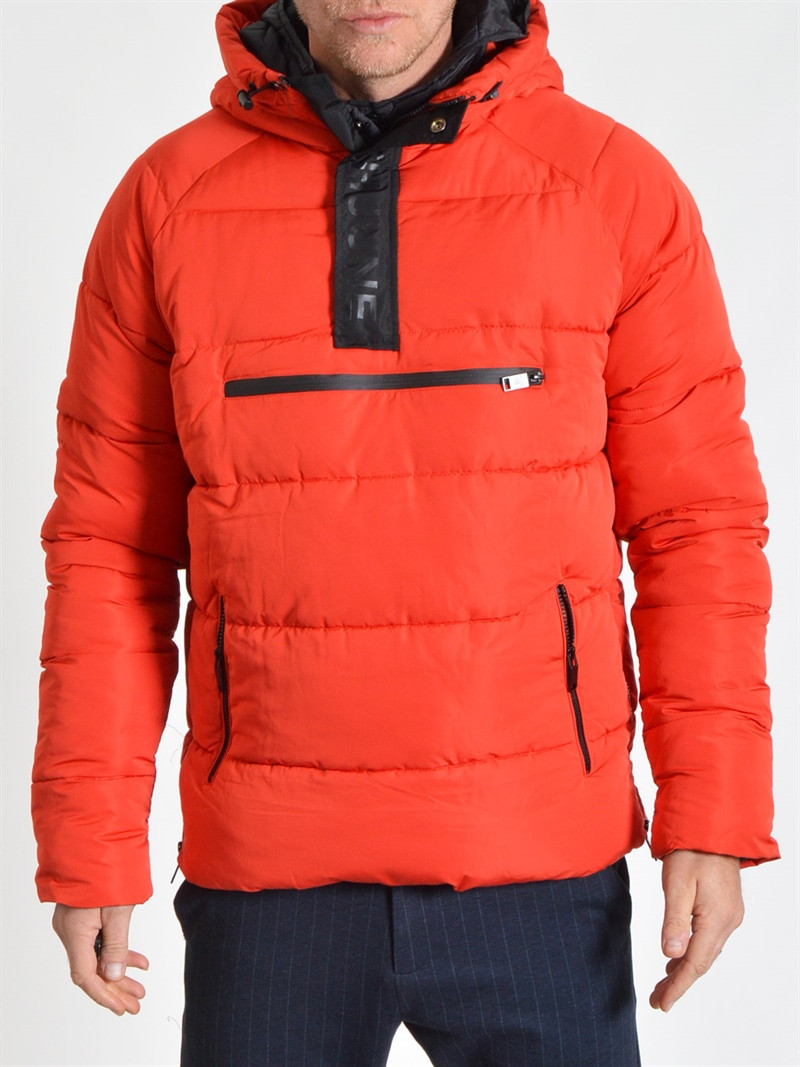 Sixth Anorak Puffer Red
