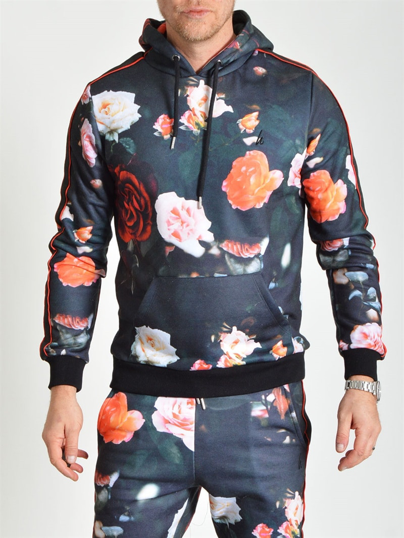 Hype Roses Stripe Hoodie
