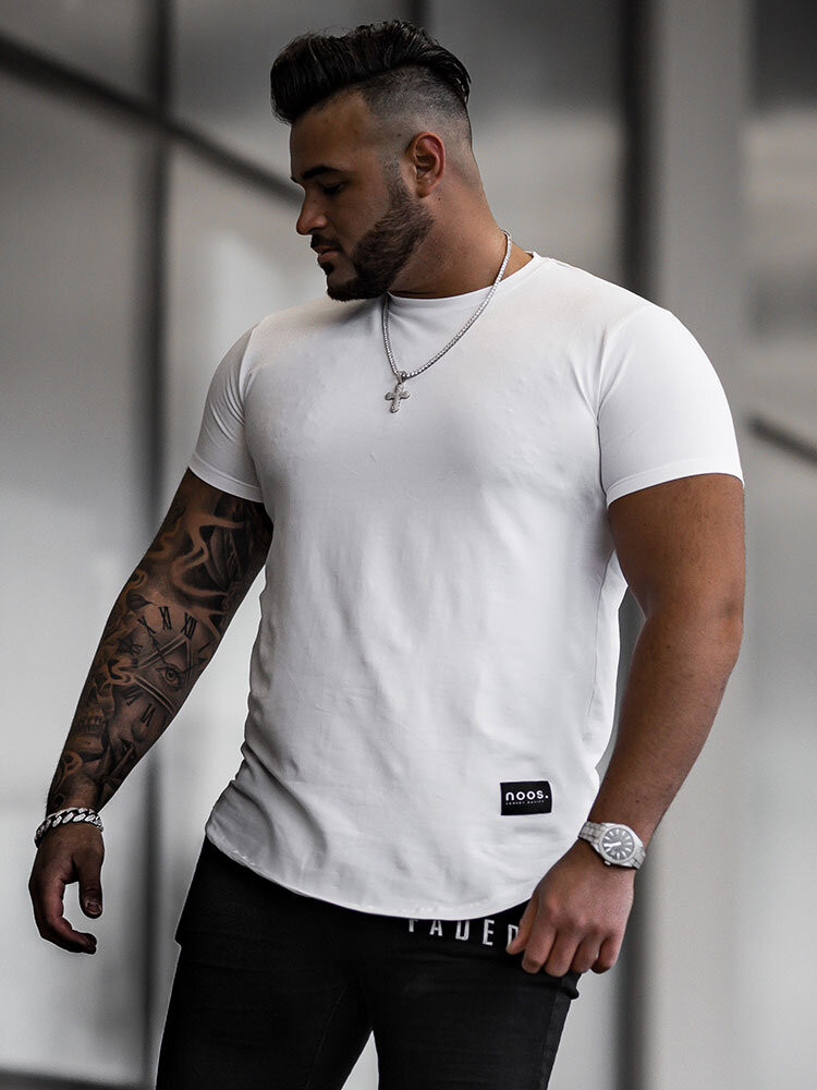 Athleisure Scoop Tee White