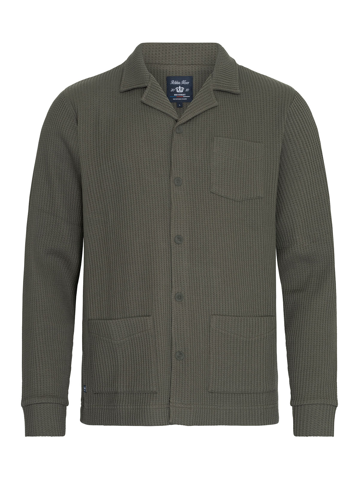 Charlie Waffle Shirt Olive
