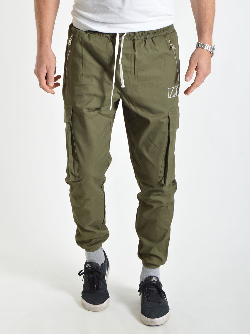 Box Logo Cargo Pants Khaki
