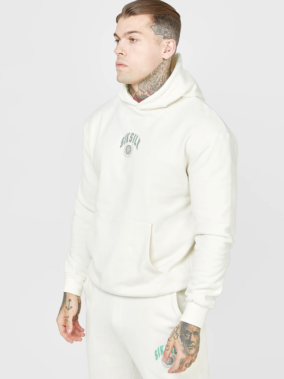 Varsity Hoodie Ecru (S)