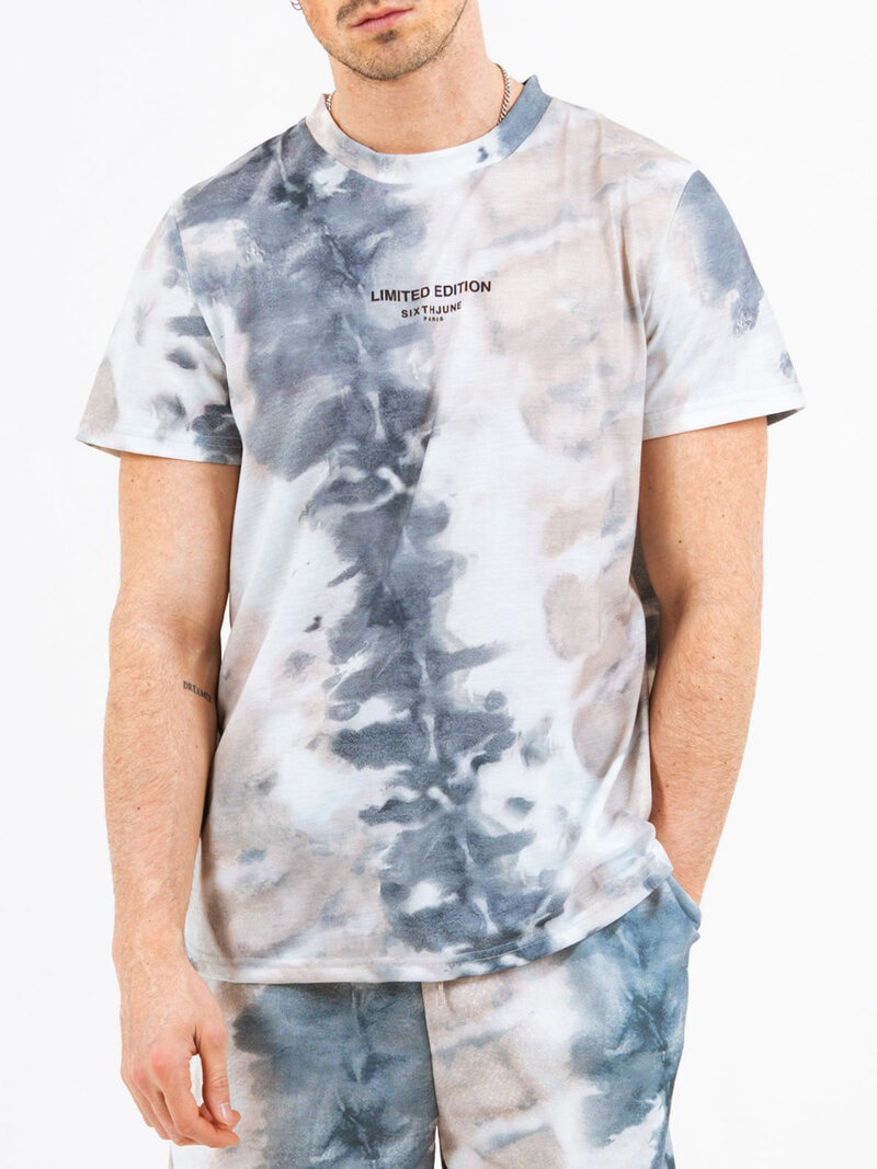 Tie Dye Tee Beige