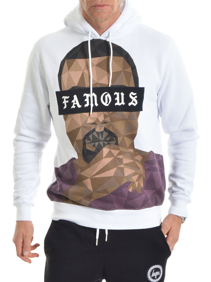 Drop Out Hoody White