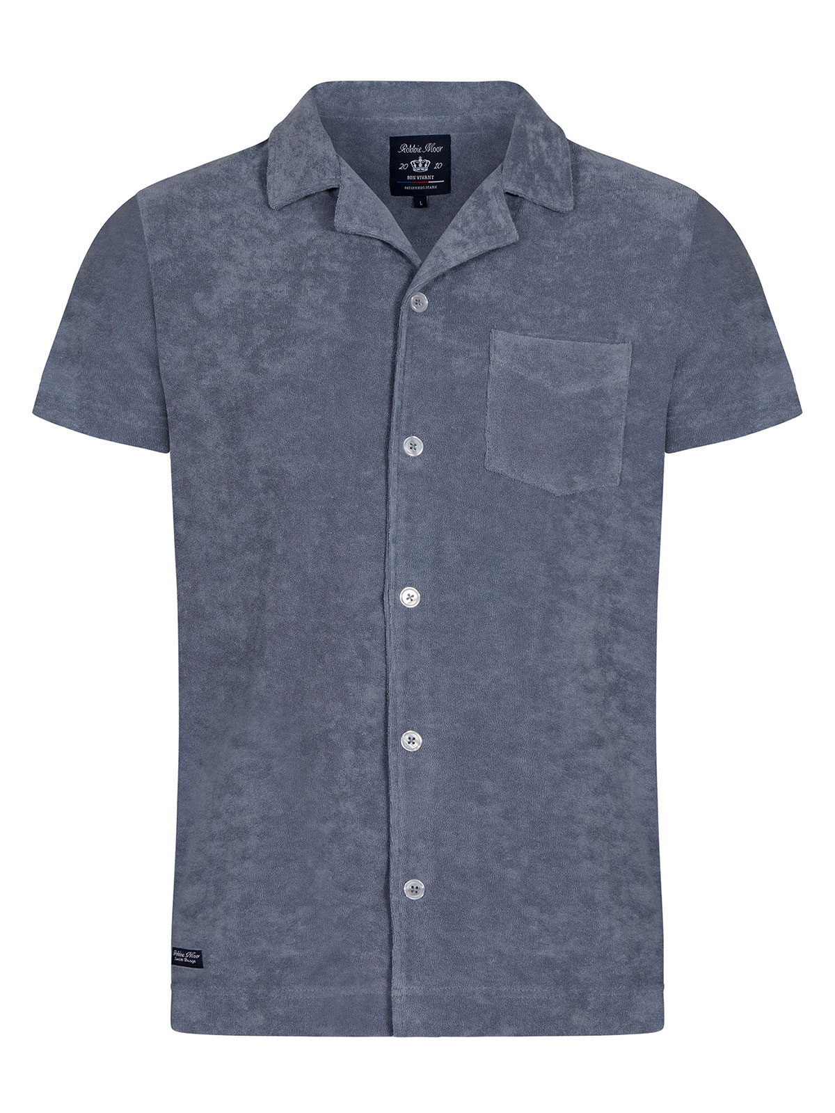 Ted Frottéskjorta Steel Blue