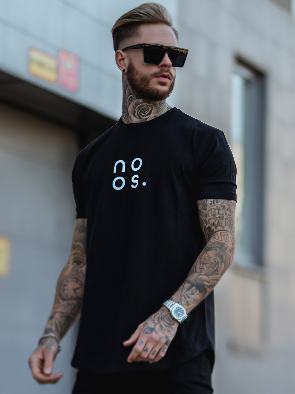 Gym Scoop Tee Black