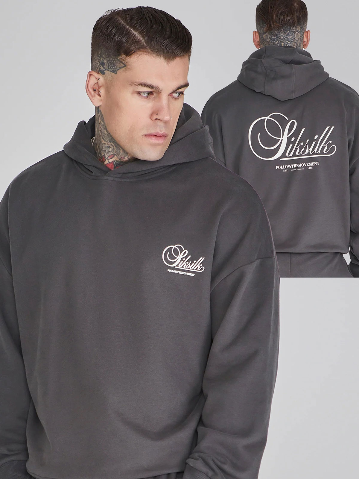 Graphic Hoodie Black
