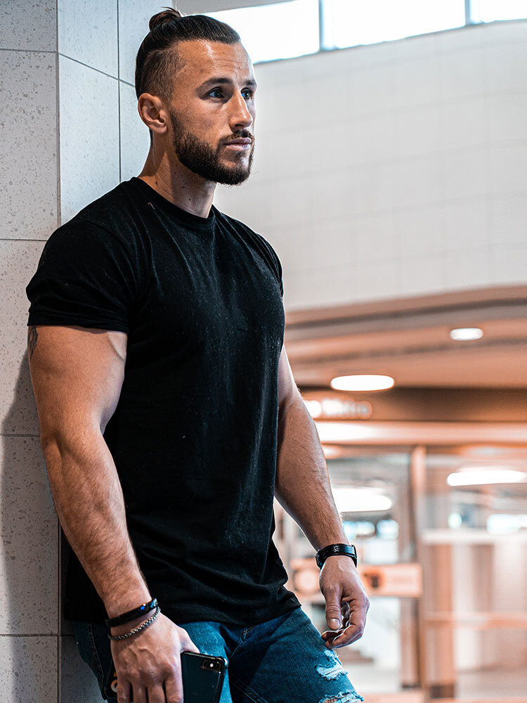 Athleisure Tee Black