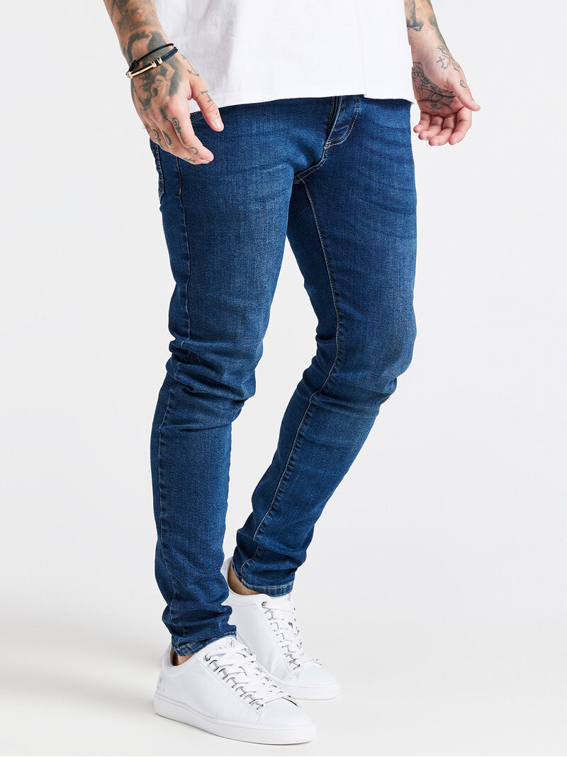 Slim Fit Vintage Dark Blue