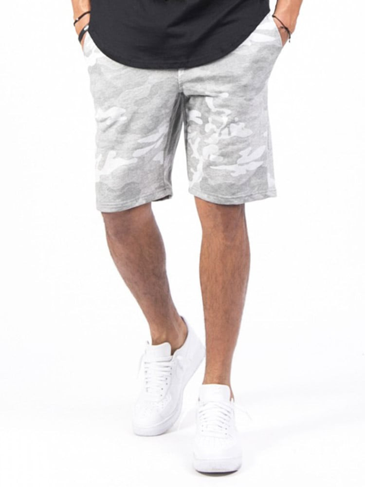 Sweat Shorts Grey Camo