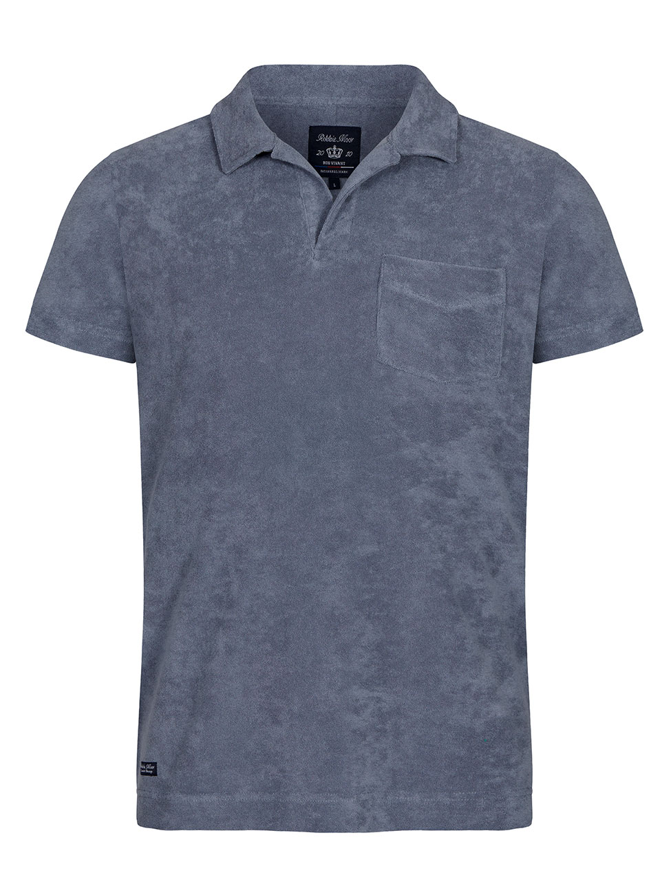 Berry Frottéskjorta Steel Blue