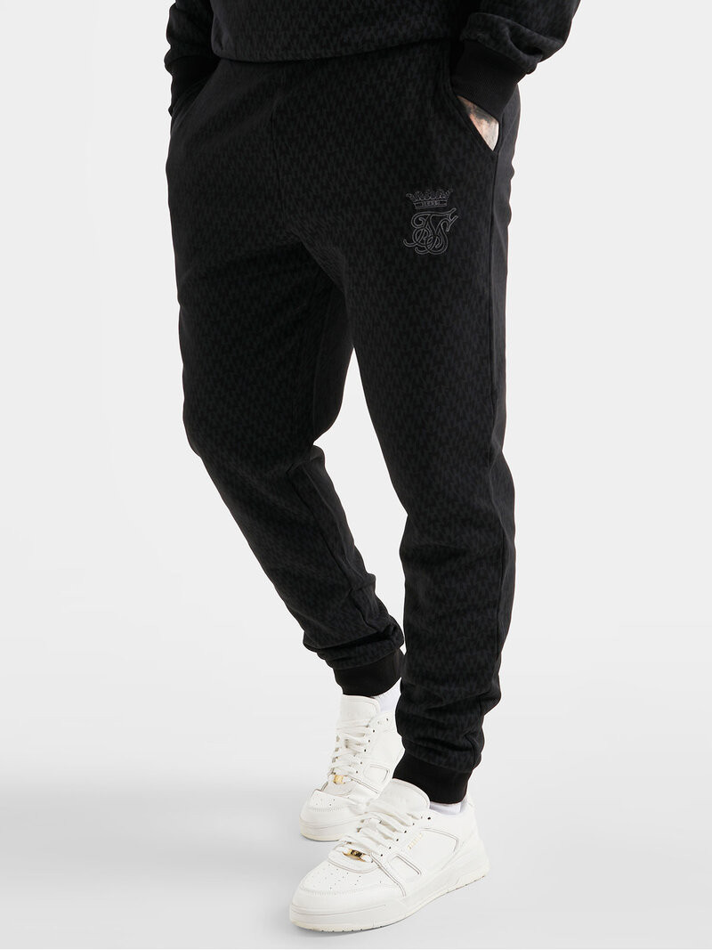 Messi x Monogram Cuffed Pants Black