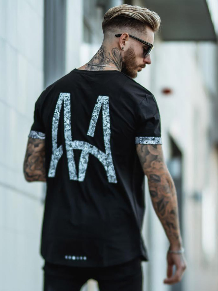 AA Paisley Tee Black
